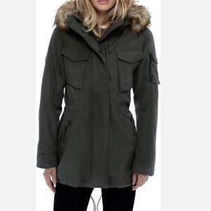 Sam S13 Anorak‎ Removable Faux Fur Lined Hood Outdoor Jacket Size Large